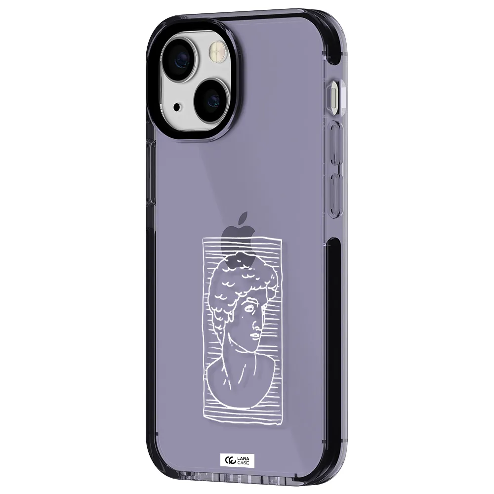 David Apple iPhone 15 impact Lilac Case