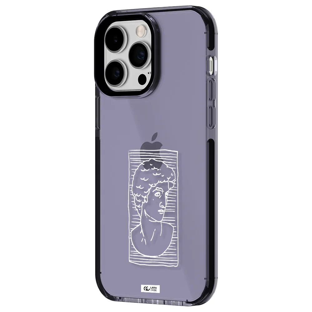 David Apple iPhone 15 Pro Max impact Lilac Case