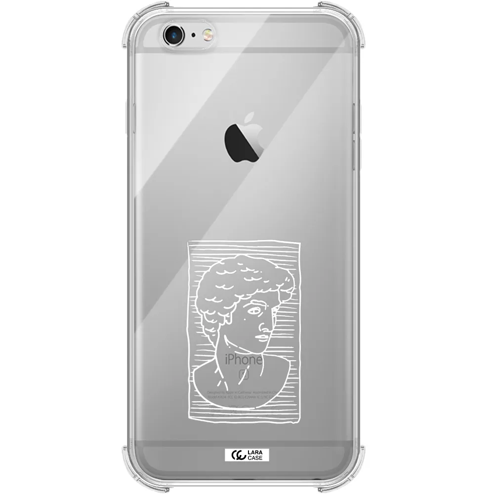 David Apple iPhone 6 s plus Clear PC Case