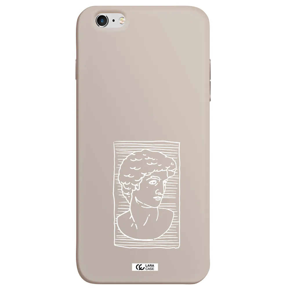 David Apple iPhone 6 s plus Silicone Stone Case