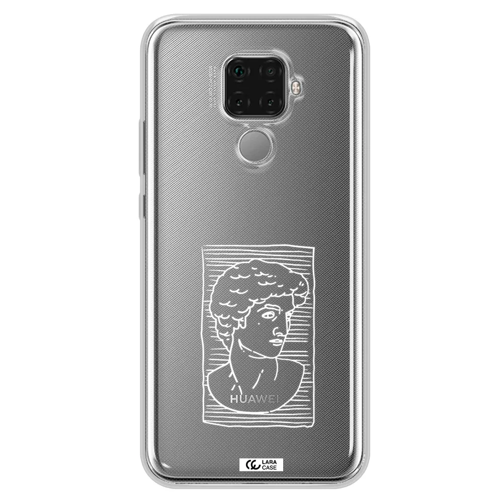 David Huawei Mate 30 Lite Clear TPU Case