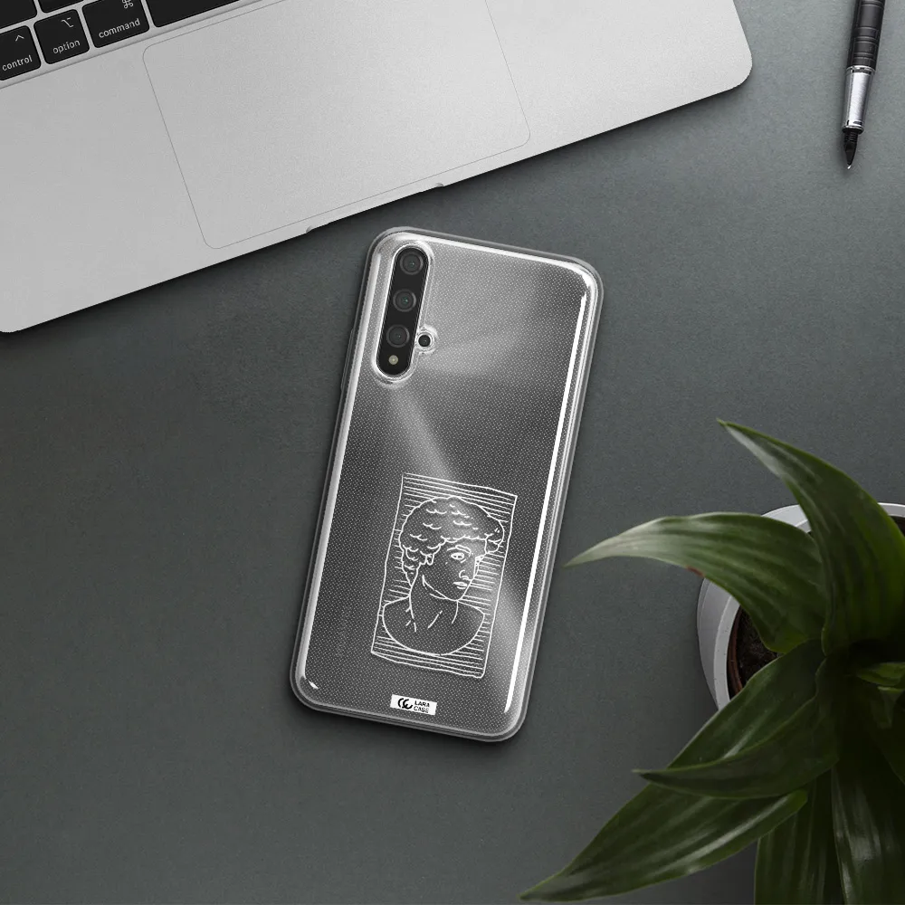 David Huawei Nova 5t Clear TPU Case