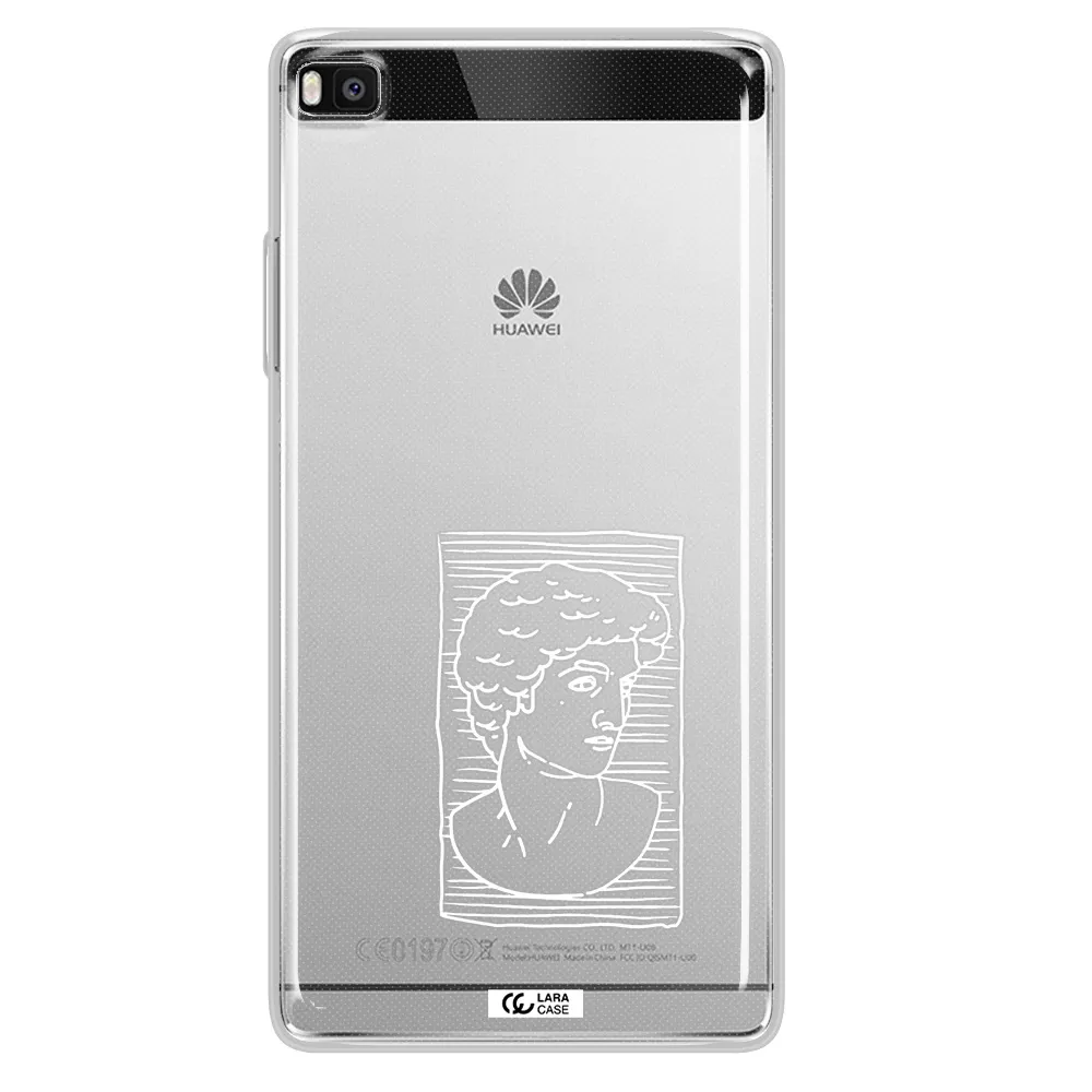 David Huawei P8 Clear TPU Case