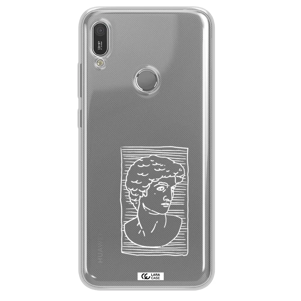 David Huawei Y6 2019 Clear TPU Case
