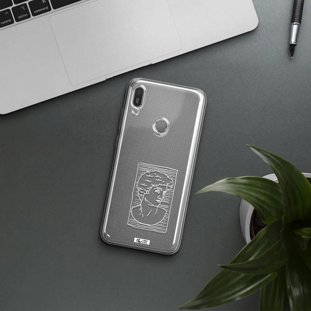 David Huawei Y6 2019 Clear TPU Case
