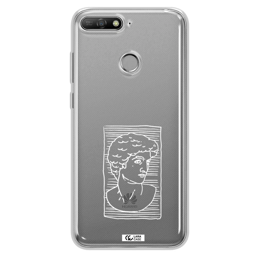 David Huawei Y6 Prime 2018 Clear TPU Case