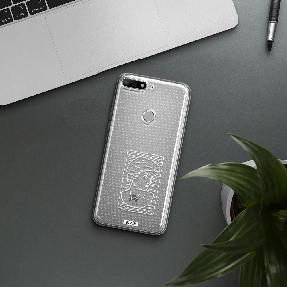 David Huawei Y7 2018 Clear TPU Case