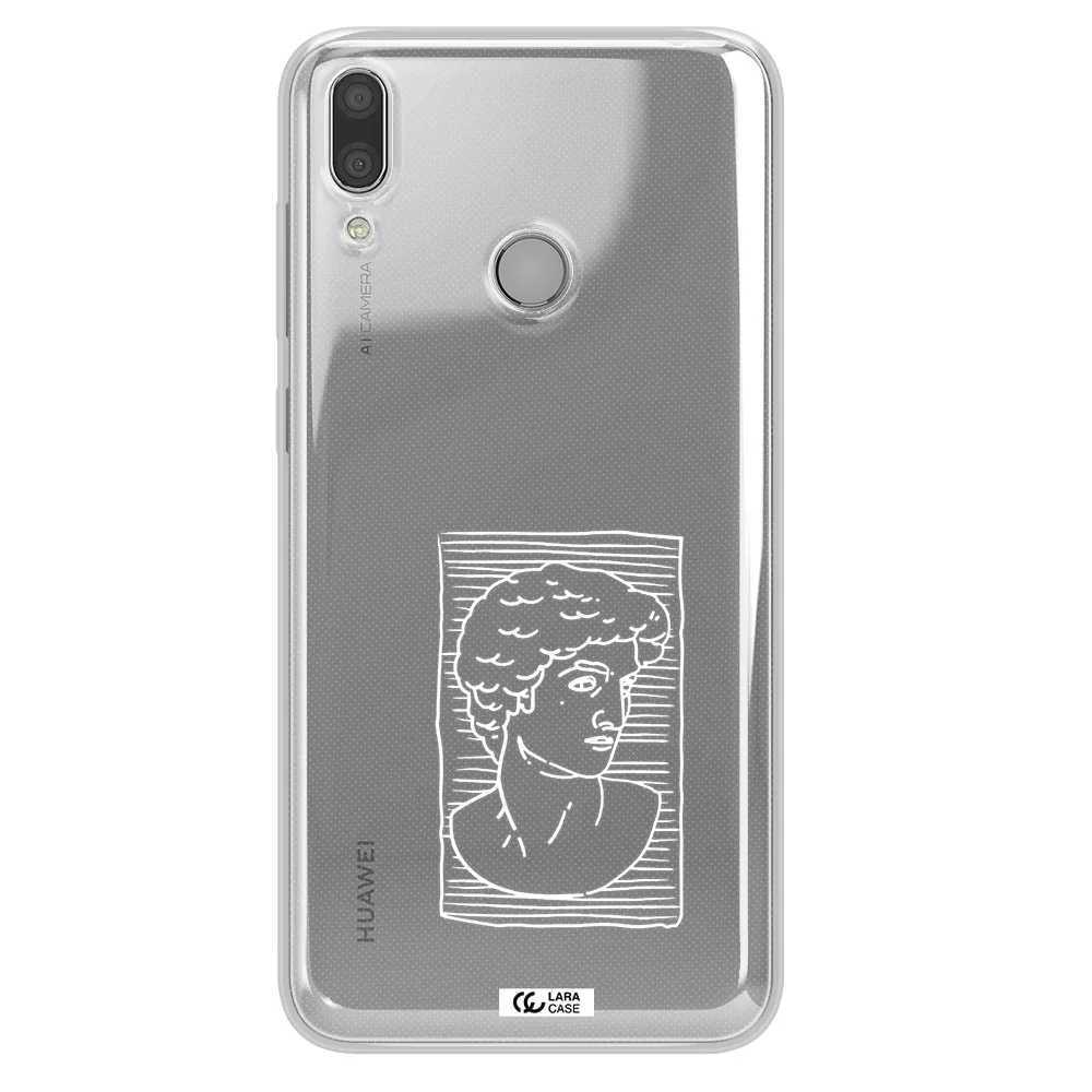 David Huawei Y7 2019 Clear TPU Case