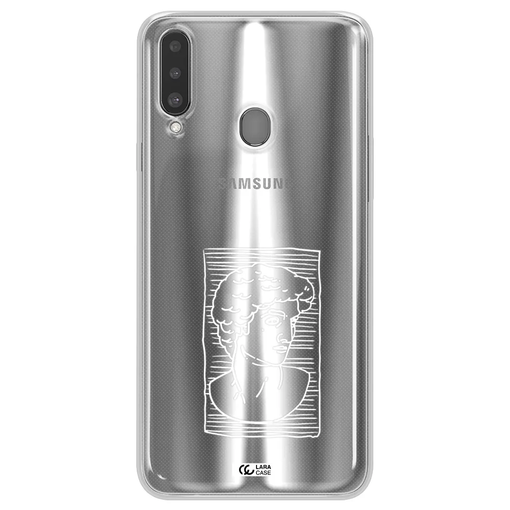 David Samsung A20S Clear TPU Case