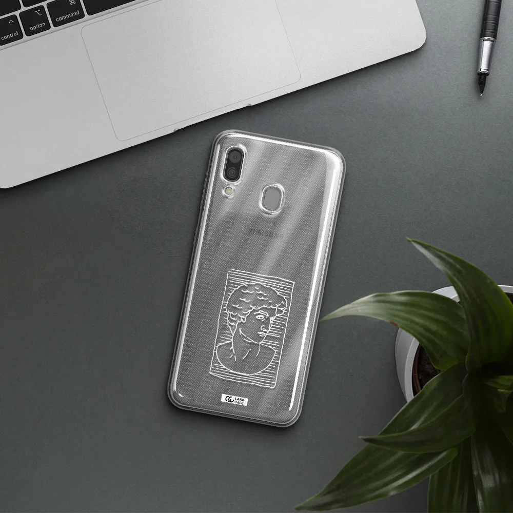 David Samsung A30 Clear TPU Case