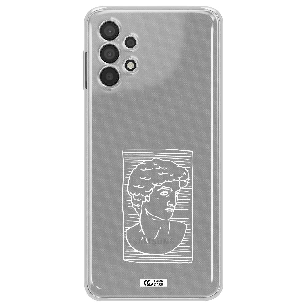 David Samsung A32 Clear TPU Case