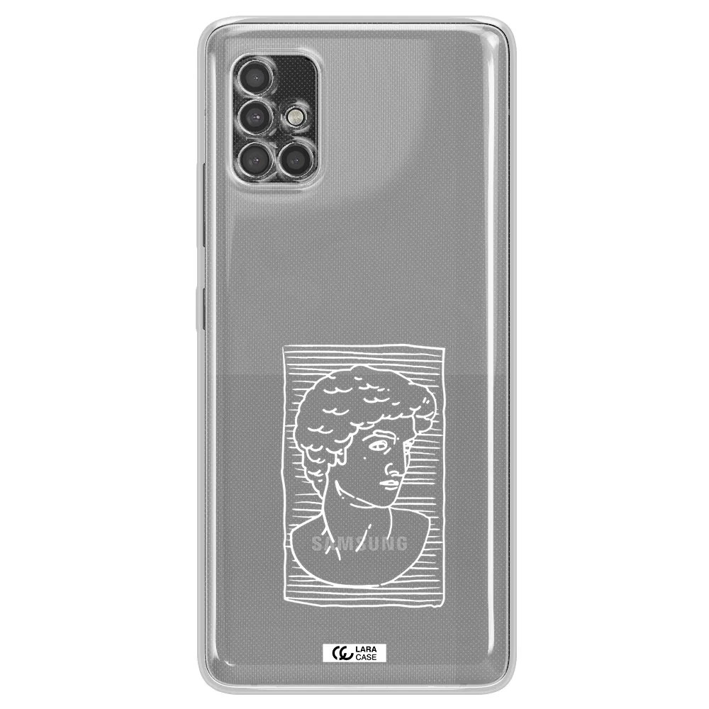 David Samsung A40S Clear Tpu Case