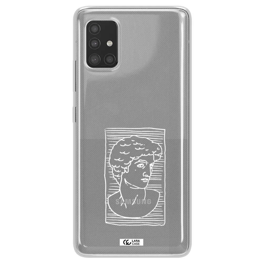 David Samsung A51 Clear TPU Case