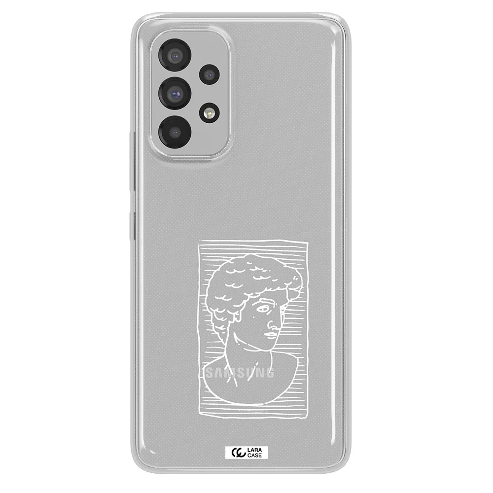 David Samsung A53 Clear TPU Case