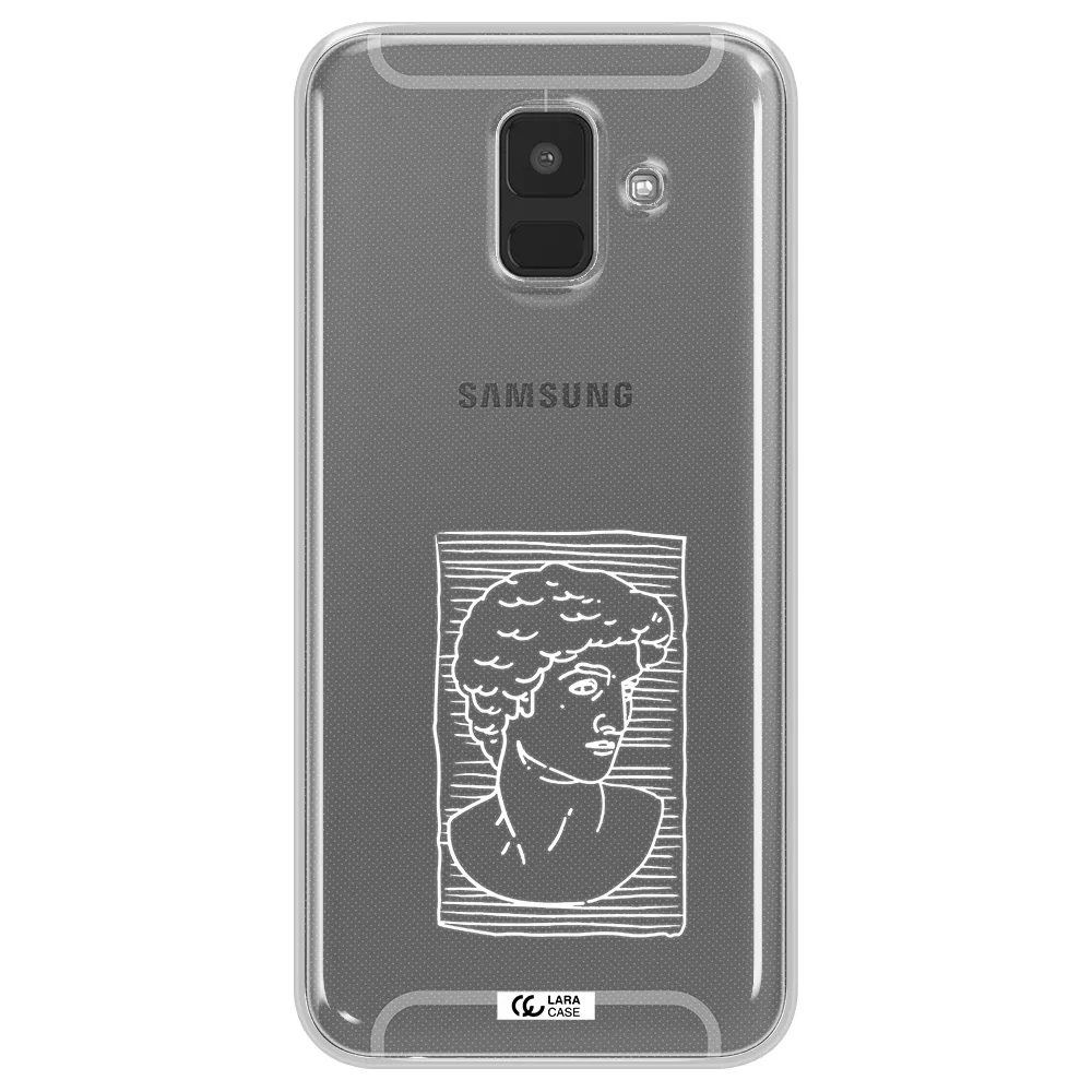 David Samsung A6 Clear TPU Case
