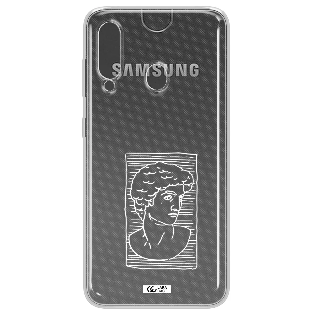 David Samsung A60 Clear TPU Case
