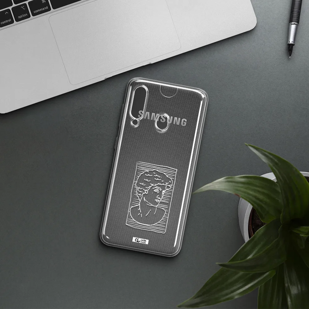 David Samsung A60 Clear TPU Case