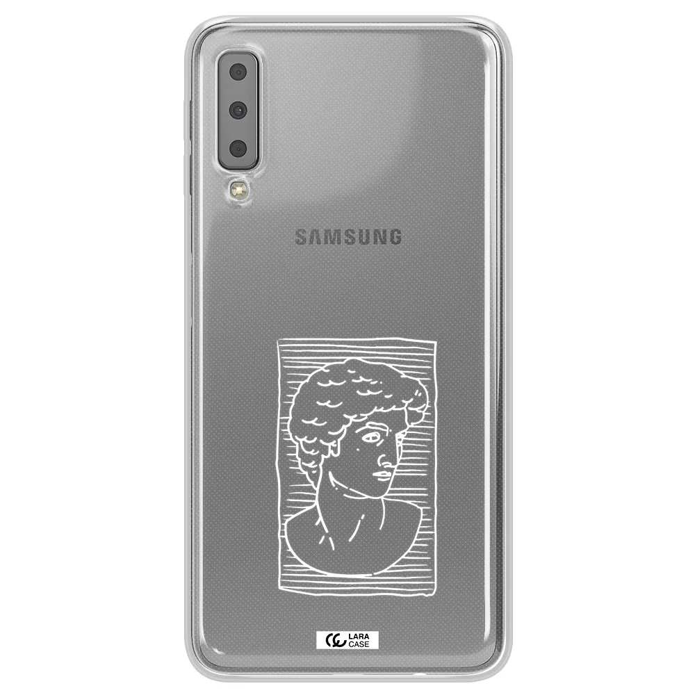 David Samsung A7 2018 Clear TPU Case