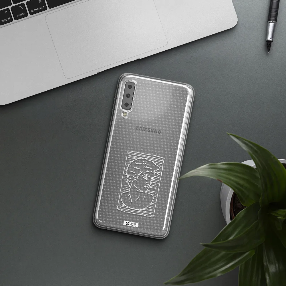 David Samsung A7 2018 Clear TPU Case