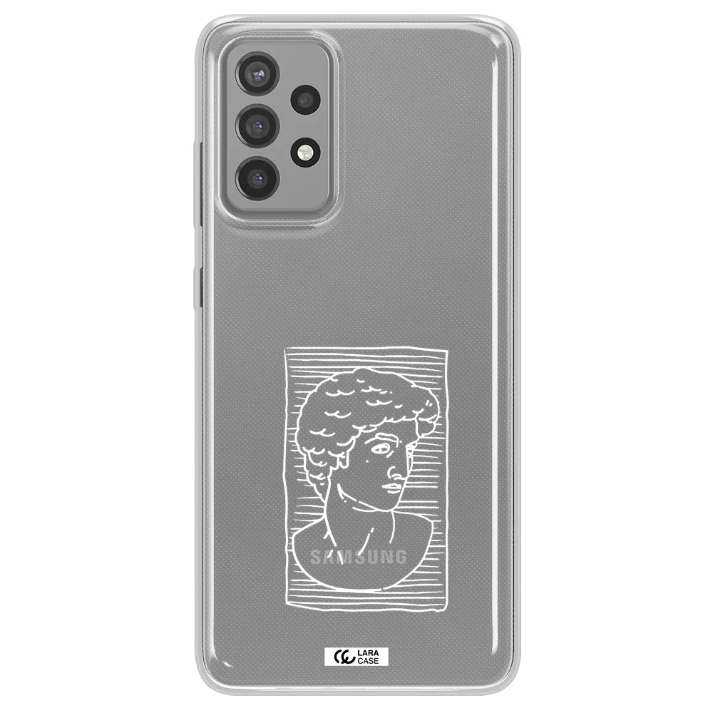 David Samsung A72 Clear TPU Case