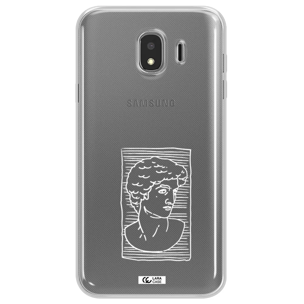 David Samsung J4 Clear TPU Case