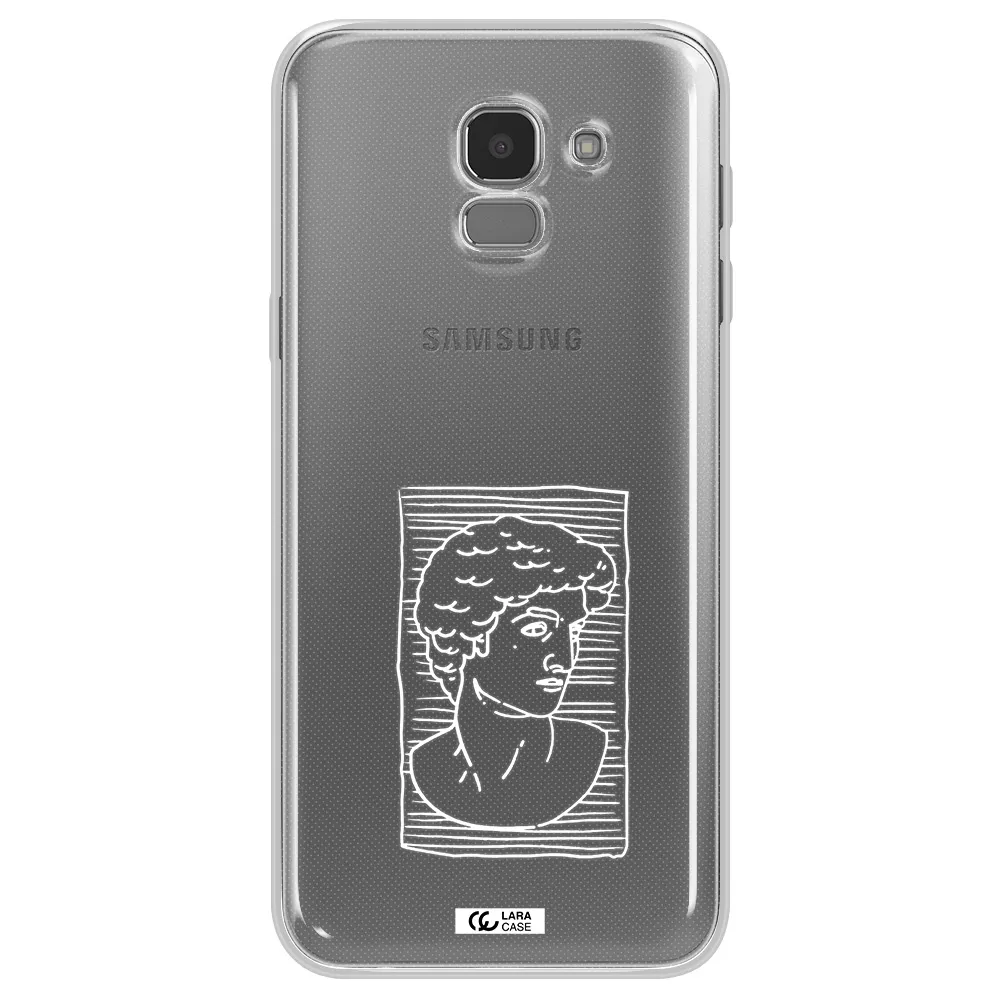 David Samsung J6 Clear TPU Case