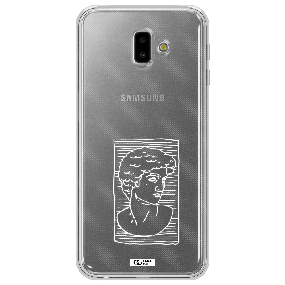 David Samsung J6 Plus Clear TPU Case