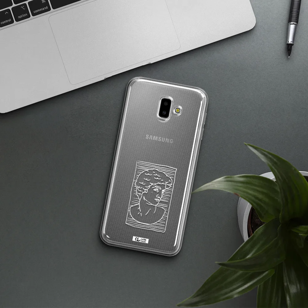 David Samsung J6 Plus Clear TPU Case
