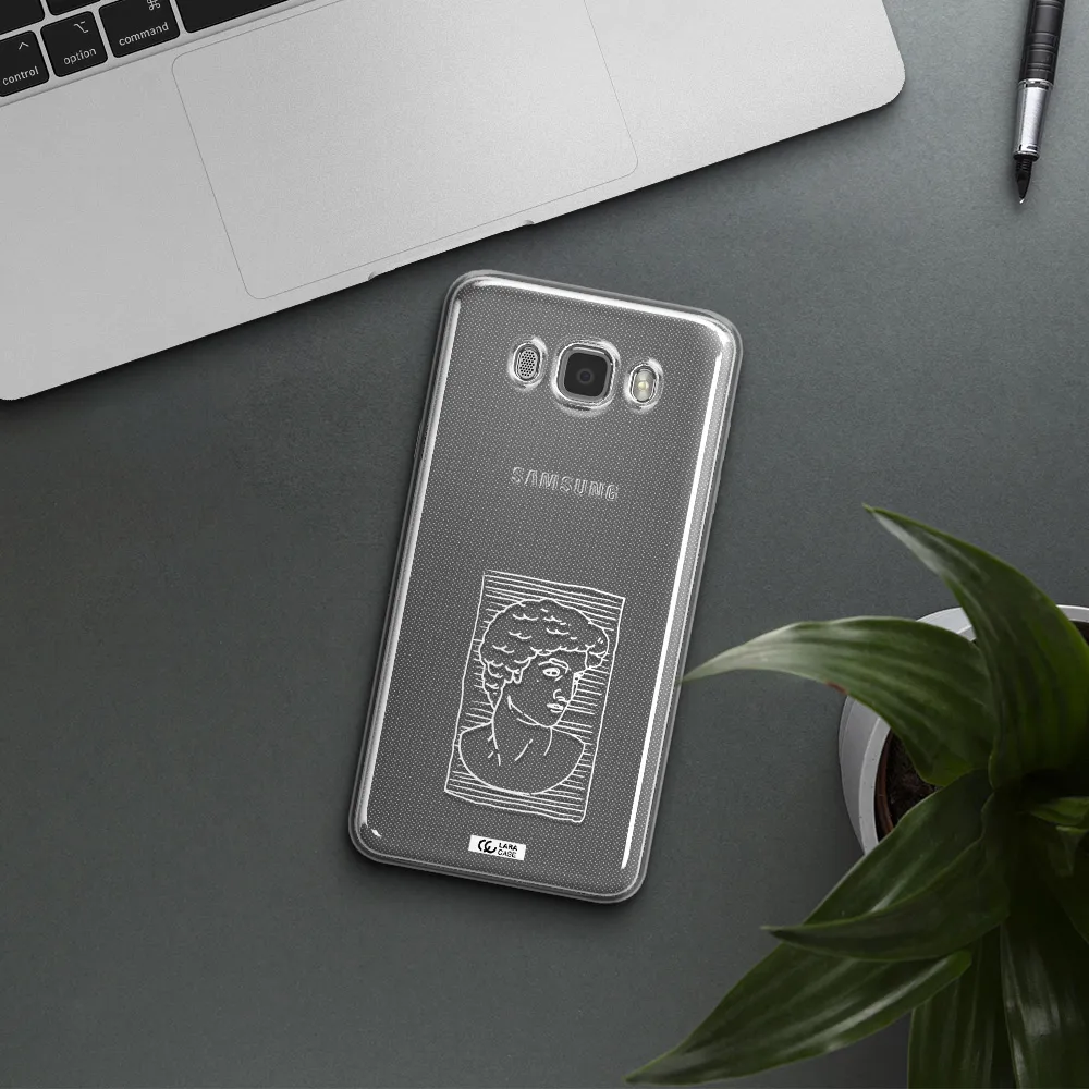 David Samsung J7 2016 Clear TPU Case