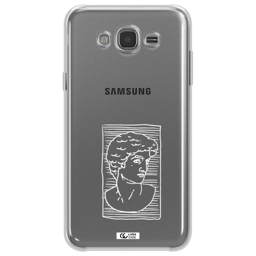 David Samsung J7 Clear TPU Case