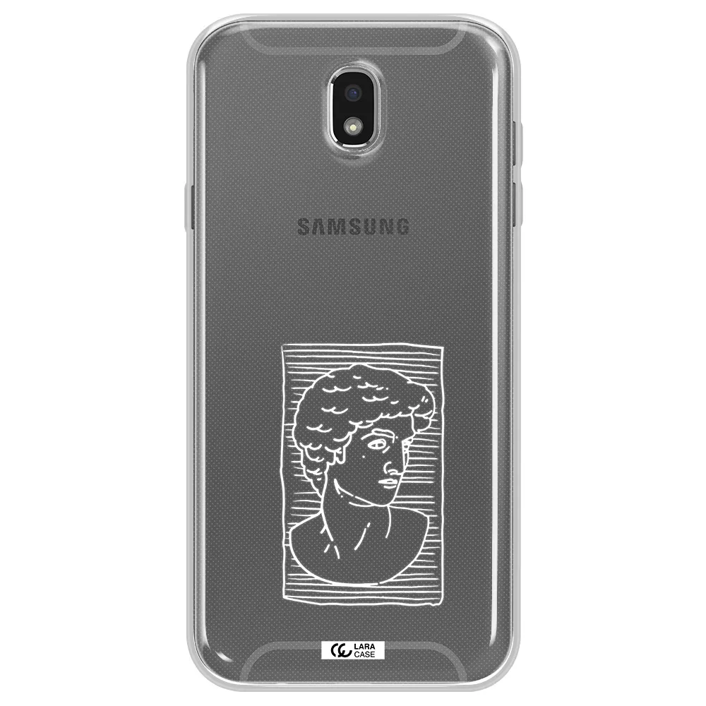 David Samsung J7 Pro Clear TPU Case