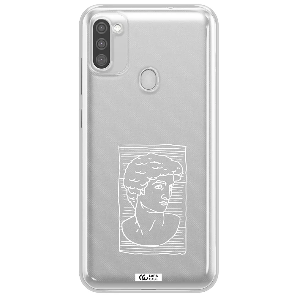David Samsung M11 Clear TPU Case
