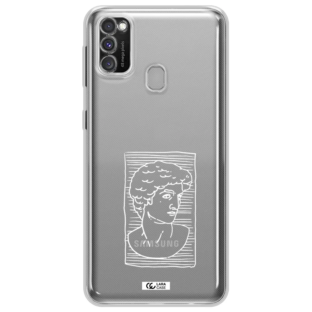 David Samsung M30S Clear TPU Case