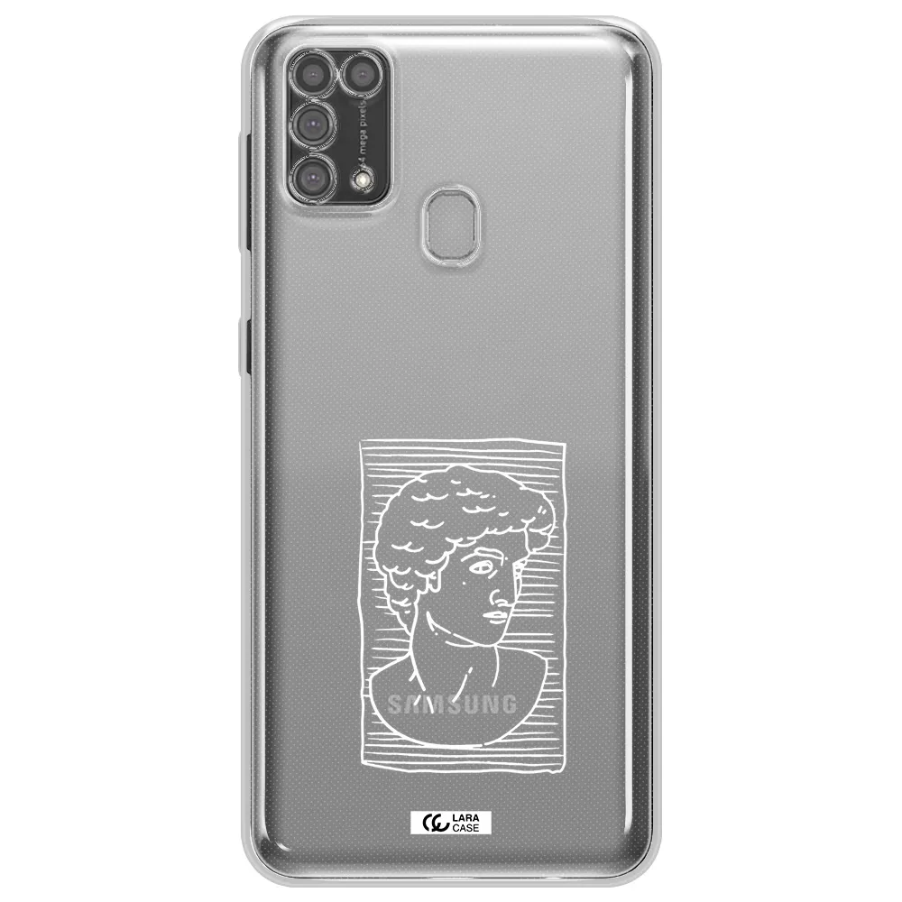 David Samsung M31 Clear TPU Case
