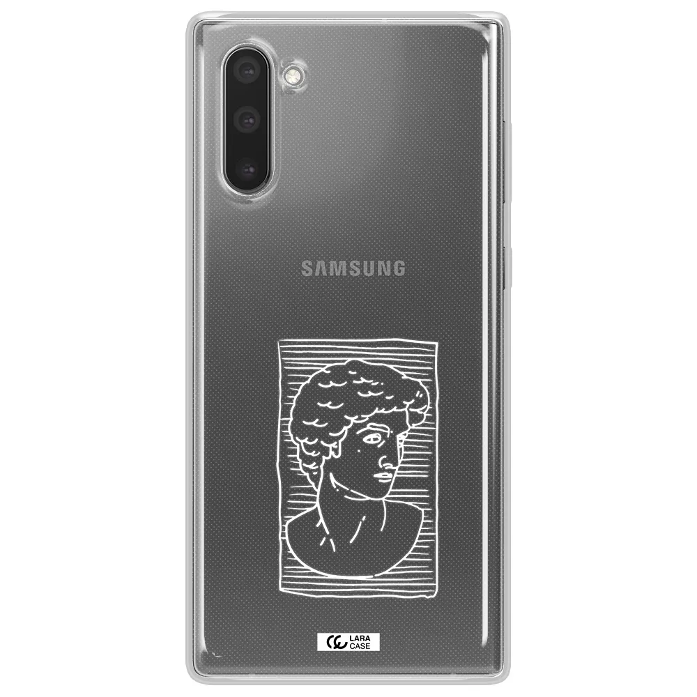 David Samsung Note 10 Clear TPU Case