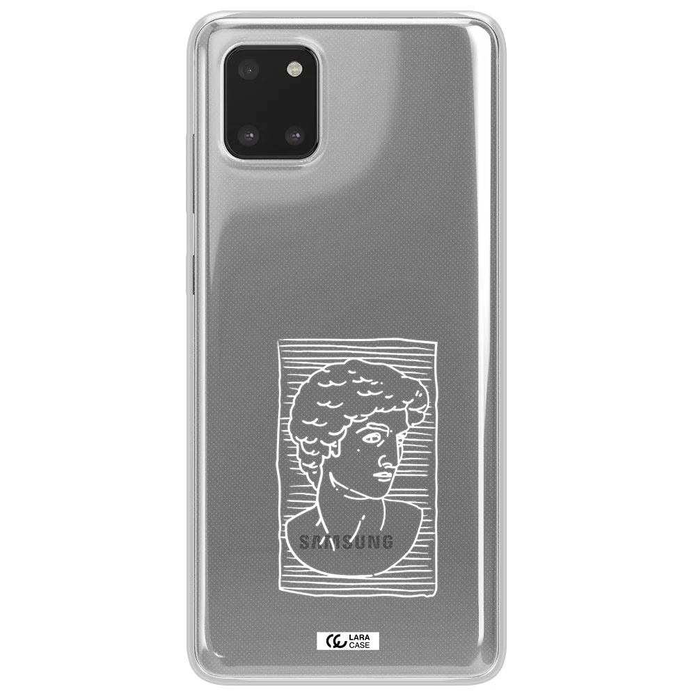 David Samsung Note 10 Lite Clear TPU Case