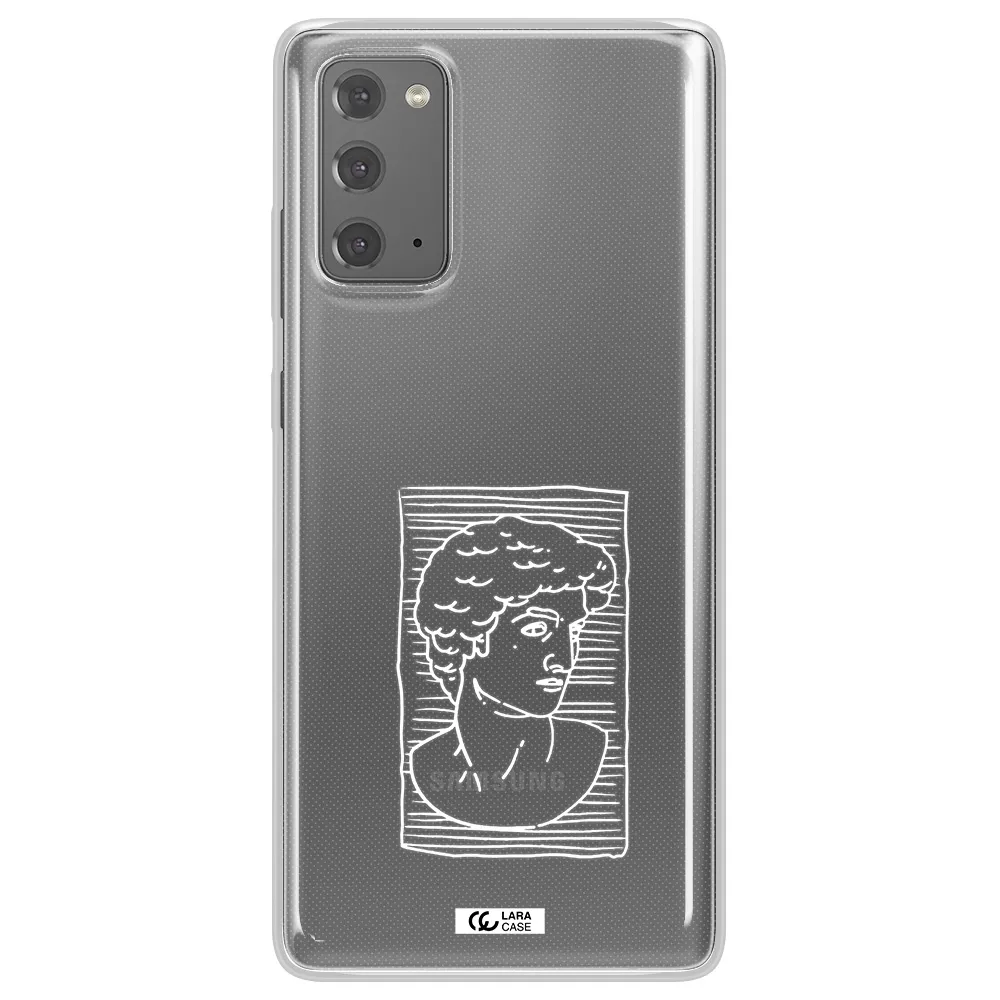 David Samsung Note 20 Clear TPU Case