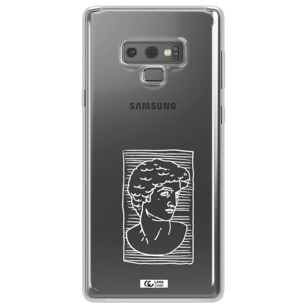 David Samsung Note 9 Clear TPU Case