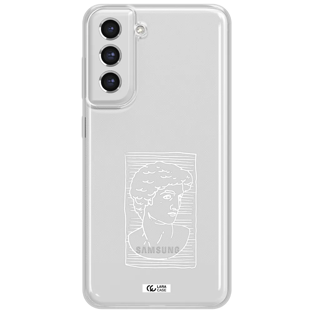 David Samsung S21 Fe Clear Tpu Case