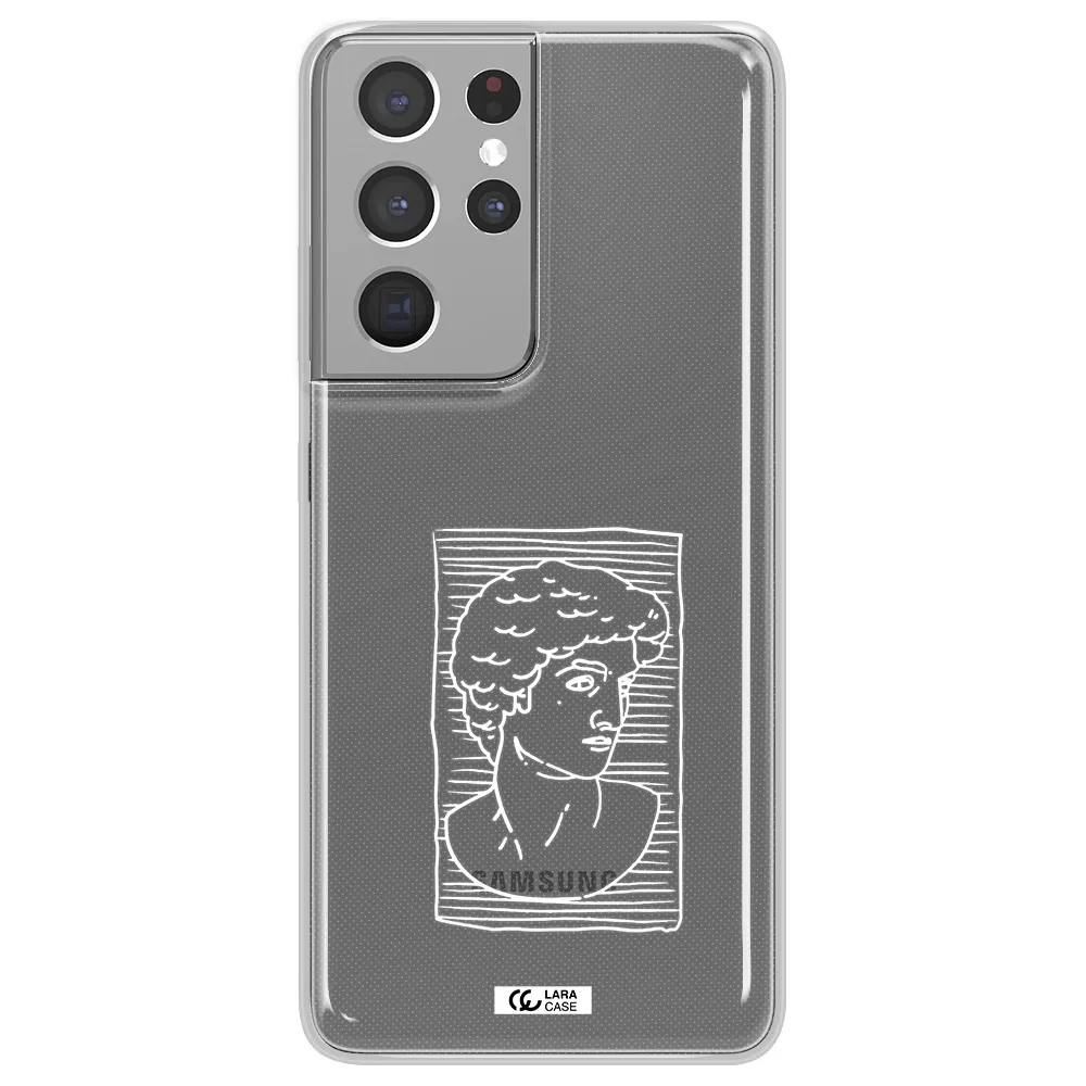 David Samsung S21 Ultra Clear TPU Case