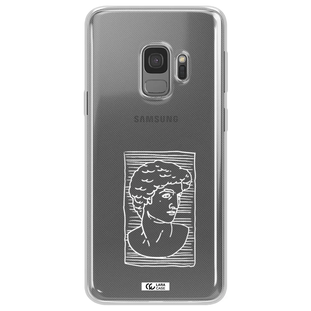 David Samsung S9 Clear TPU Case