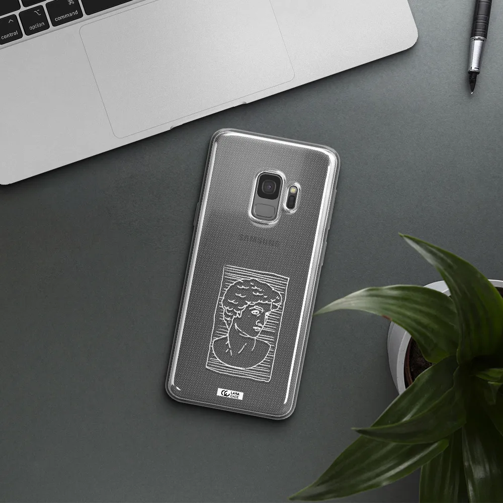 David Samsung S9 Clear TPU Case