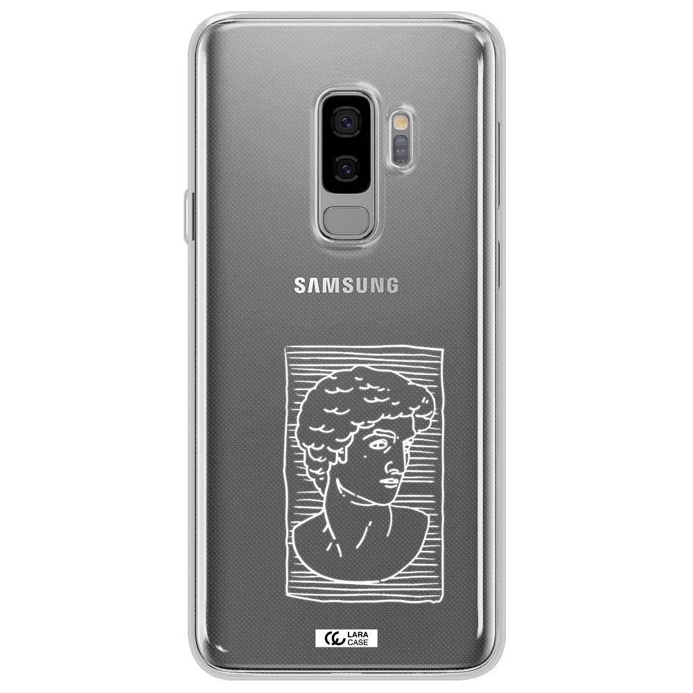 David Samsung S9 Plus Clear TPU Case