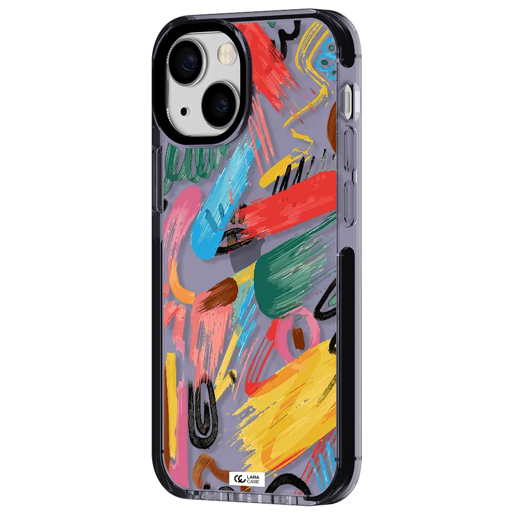 Oil Paint Abstract Apple iPhone 13 mini impact Lilac Case