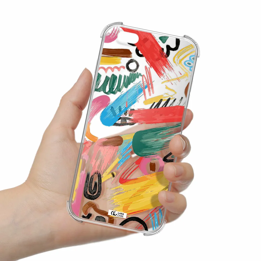 Oil Paint Abstract Apple iPhone 6 plus Clear PC Case