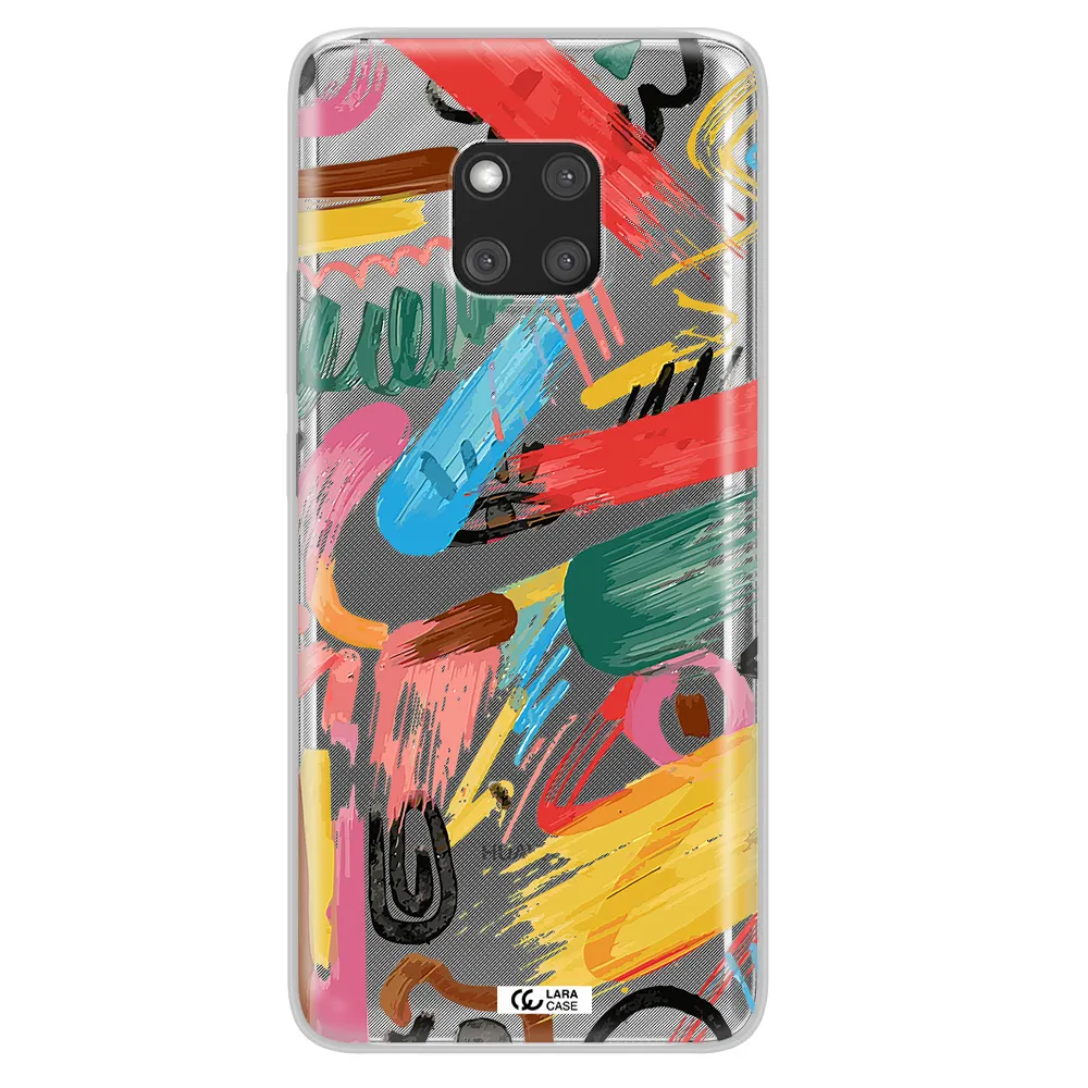 Oil Paint Abstract Huawei Mate 20 Pro Clear TPU Case