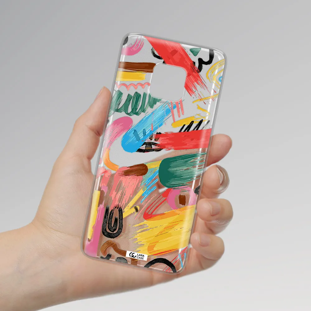 Oil Paint Abstract Huawei Mate 20 Pro Clear TPU Case
