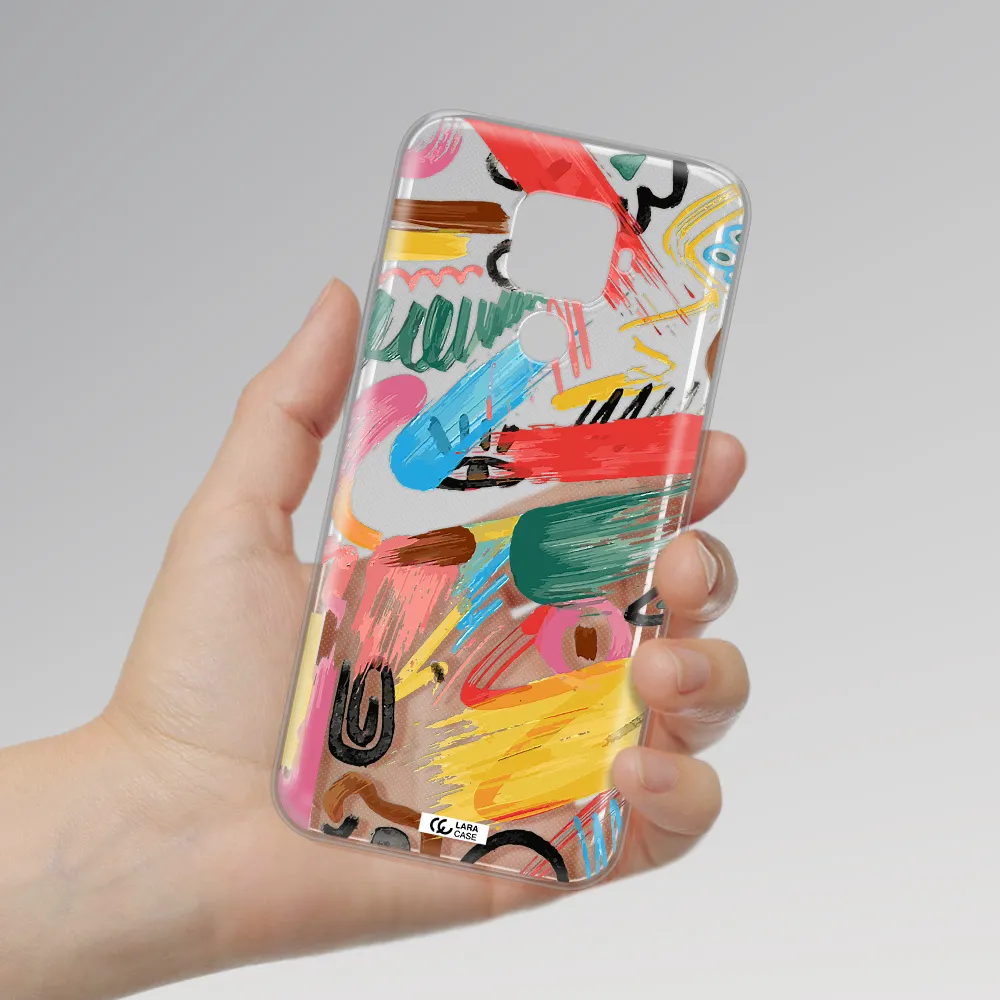 Oil Paint Abstract Huawei Mate 30 Lite Clear TPU Case