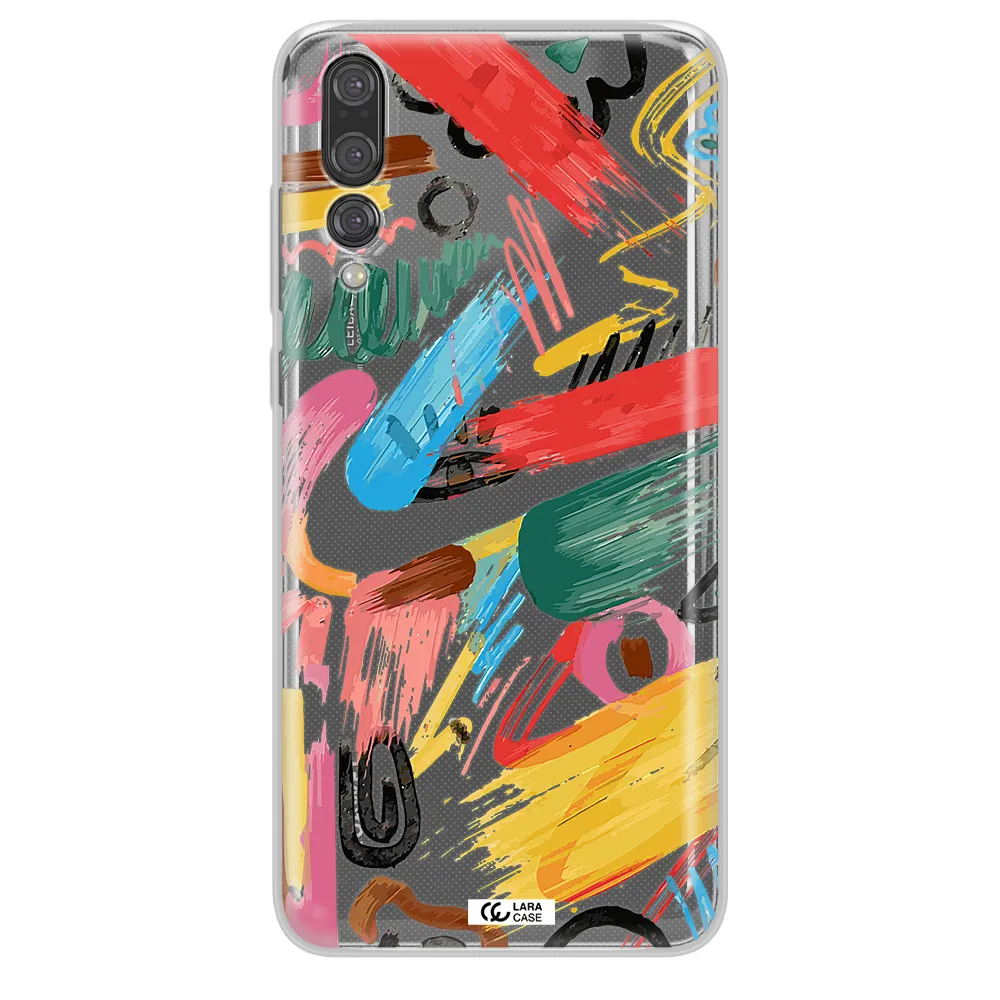 Oil Paint Abstract Huawei P20 Pro Clear TPU Case
