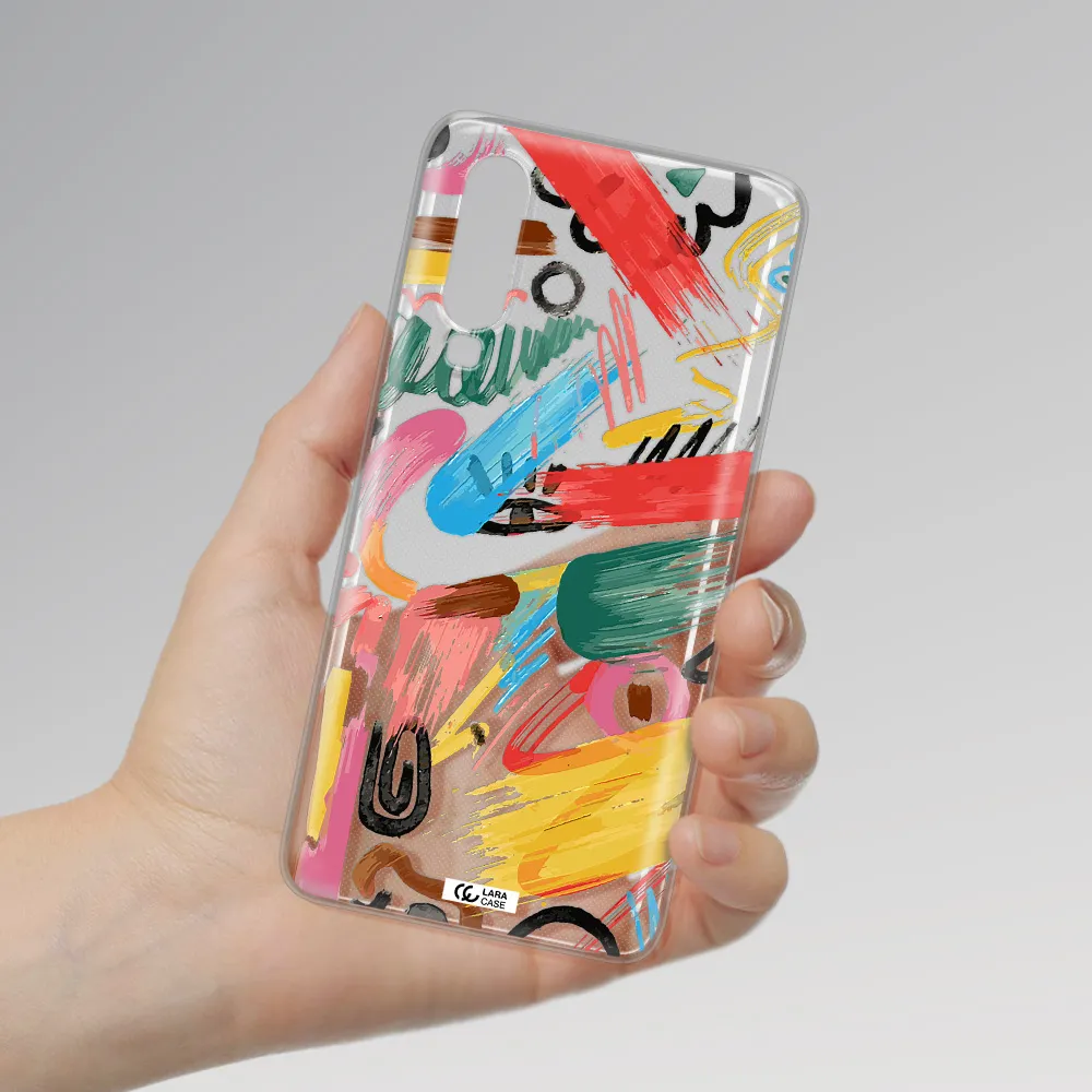 Oil Paint Abstract Huawei P30 Clear TPU Case